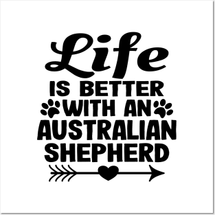 Australian Shepherd Aussie Dog Mom Dad Funny Gift Posters and Art